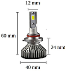 Світлодіодна LED лампа головного світла H1 Epistar V3C COB 8000Lm 36Watt, фото 5