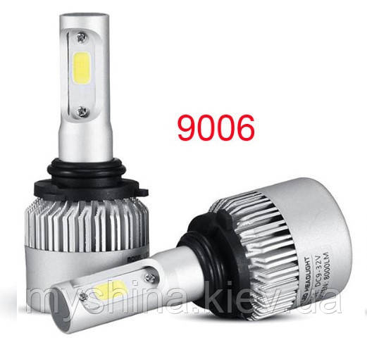 Світлодіодна LED-лампа головного світла 9006 HB4 COB 8000 Lm 36Watt
