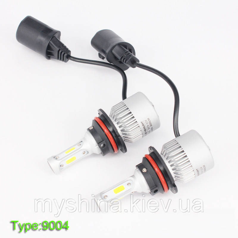 Світлодіодна LED лампа головного світла 9007 HB5 COB 8000Lm 36Watt