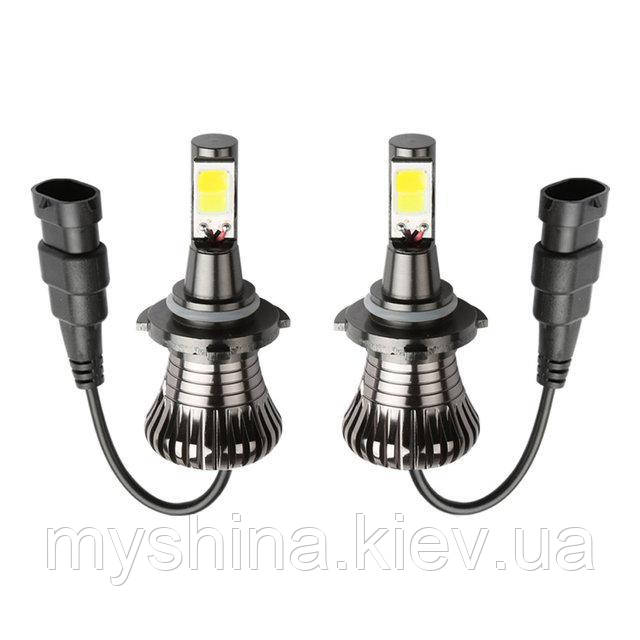 Світлодіодна LED лампа головного світла 9005/9006(HB3/HB4) White/Yellow COB 4800Lm 25Watt 6000K/4300K