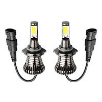 Светодиодная LED лампа головного света 9005/9006(HB3/HB4) White/Yellow COB 4800Lm 25Watt 6000K/4300K