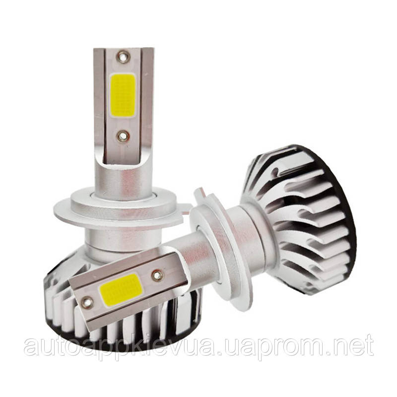 LED лампы в головной свет светодиодные H7 Epistar F2 COB 4200Lm 28Watt, 2019