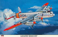 Бомбардировщик Авро 683 Ланкастер "Rescue Unit". Сборная модель в масштабе 1/72. HASEGAWA 00900