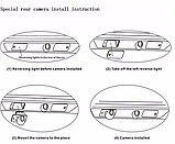 Камера заднього огляду (Sony CCD) для PEUGEOT 307 308 406 407 5008, фото 2