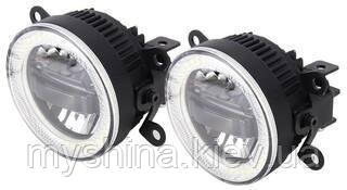 LED протитуманні ЛІД фари + DRL Cree chips + Angel Eyes FOGDRL002