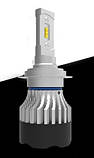 Світлодіодні LED лампи головного світла 9007 (HB5) KT CSP 8000 Lm 70Watt + інтелектуальний контроль температур, фото 3