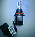 Світлодіодні LED лампи головного світла 9007 (HB5) KT CSP 8000 Lm 70Watt + інтелектуальний контроль температур, фото 6