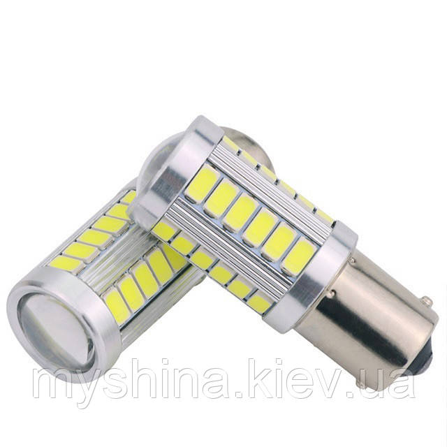 Автомобильные светодиодные лампы AutoApp. Светодиодная лампа 475 P21W BA15s 33SMD