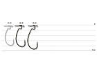 Офсетний гачок Decoy Hevidan Hook Worm 117 №1, 5шт, фото 3