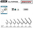 Гачок Decoy KR-22 Black Nickeled №1, 10 шт., фото 3