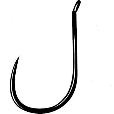 Гачок Decoy Area Hook II Mat Black № 4, 8 шт.