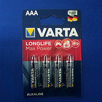 Батарейка міні-пальчикова Varta LongLife Max Power LR03 ( 4шт. )