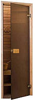 Стеклянные двери Saunax Classic 79x199 (матовая бронза)