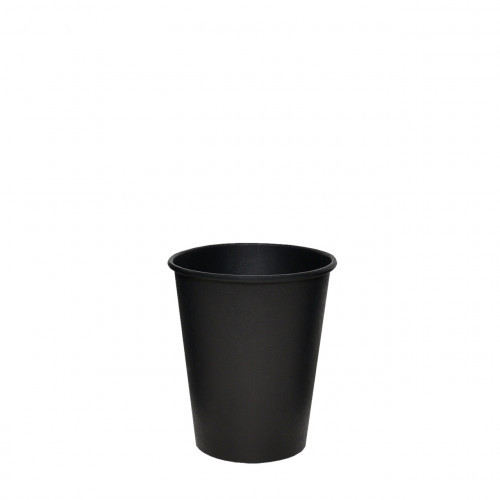 Паперовий стакан чорний РЕ 450 мл (50 шт/уп)