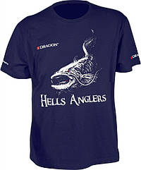 Футболка Dragon Hells Anglers Сом Темно-Синя M (PGD-TS-37-02)