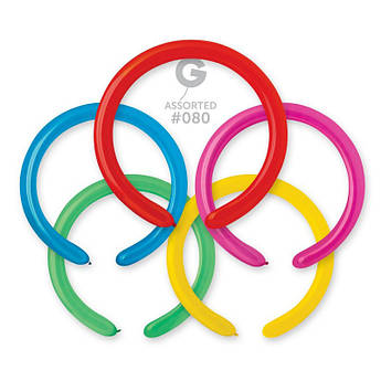 Повітряні кулі у формі палички, для моделювання, Gemar, діаметр 5 сантиметрів 100 штук