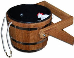 Відро-водоспад для сауни Україна 12 л з пластиковою вставкою