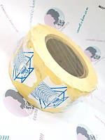 Форми для нарощування нігтів Velena Бел/син.1000шт універсальні GELLIANT