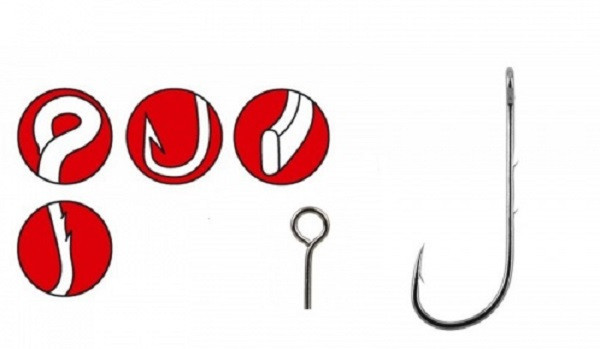 Гачок Gamakatsu SINGLE HOOK 31 №12, 9шт.