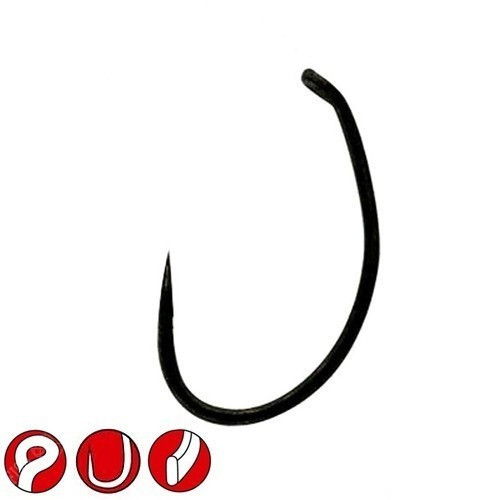 Гачок Gamakatsu C12 BARBLESS (BLACK) №14, 25шт