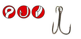 Потрійний гачок Gamakatsu Twinex №10, 10шт.