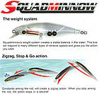 Воблер Jackall Squad Minnow 95SP 95mm 14.0 g Ghost Ayu, фото 2