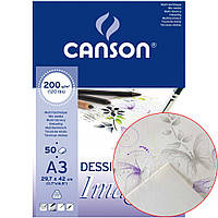 Блок паперу для акварелі Canson Mix Media Imagine 200 г/м2 29.7х42 см 50 л. (0006-007)