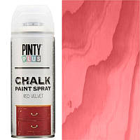 Краска-аэрозоль на водной основе PINTYPLUS Chalk-finish 400 мл (804) Красный бархат (NV100804)