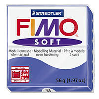 Полимерная глина (пластика) Fimo Soft 57г (033) Синяя блестящая (8020-33)