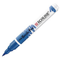 Кисть-ручка Ecoline Brushpen (508) прусской синяя Royal Talens (11505080)