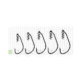 Гачки Gurza swim bait hook № 1/0, фото 4