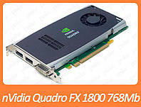 Уценка - Видеокарта nVidia Quadro FX 1800 768Mb PCI-Ex DDR3 192bit (DVI + 2 x DP)
