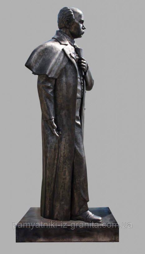 Скульптура Тараса Шевченка из искусственного мрамора - 240 см - фото 3 - id-p470817478
