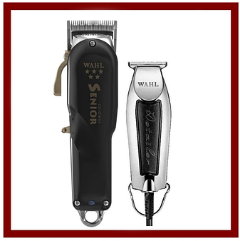 Комбо-набор "Wahl Combo Black" (Senior Cordless+ Detailer Black), фото 2