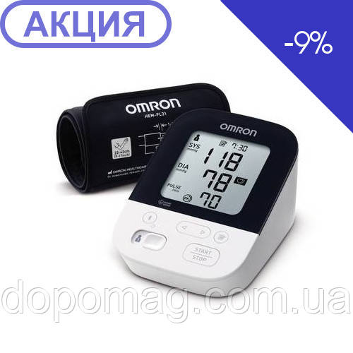 Автоматичний тонометр OMRON M4 Intelli IT (HEM-7155T-EBK), фото 1