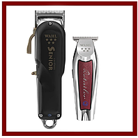 Комбо-набор "Wahl Senioro Combo 5 star" (Senior Cordless + Detailer Wide Cordless)