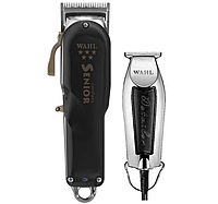 Набір машинок Wahl Combo 5 Black star (Senior Cordless + Detailer Black)