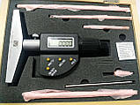 Глибиномір мікрометричний цифровий ГМЦ-150 (0-150 мм; 0,001 мм; ±0,006 мм) Україна, фото 4