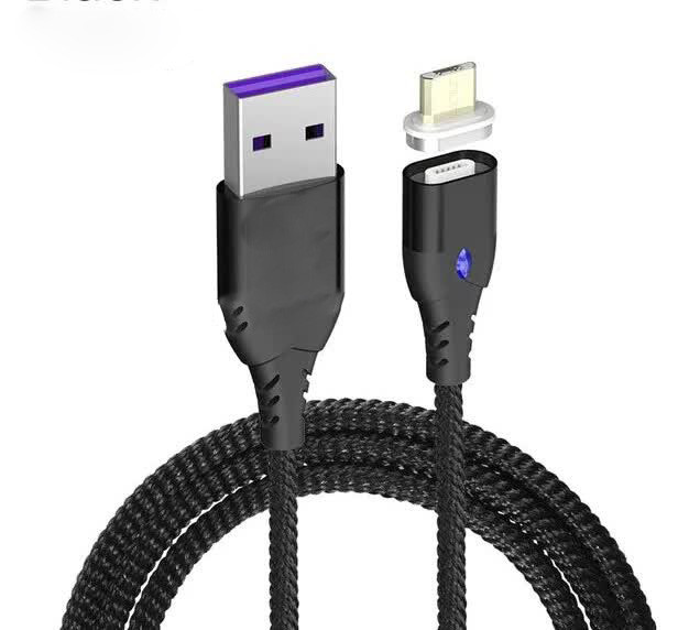 USB кабель PZOZ 5A Магнітний кабель Micro USB