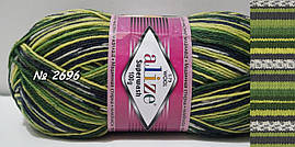 Нитки та пряжа для в'язання шкарпеткова напіввовна 75/25 SUPERWASH COMFORT SOCKS Супервош Комфорт Сокс № 2696