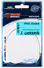 Повідець UKRSPIN Orange Spinning струна №1 скручування запаяна 2 шт. 0,28 мм, 9 кг/20 lb, 12 см (15900137), фото 3