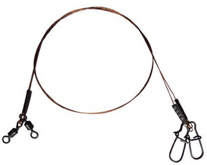 Повідець UKRSPIN Orange Spinning плетений 7х7 2 шт. 0,28 мм, 7 кг/15lb, 15 см (15900158)