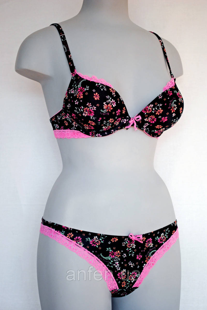 Молодіжний комплект Bretele із пушапом і трусиками стринги