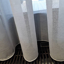 Тюль льон з обтяжувачем в зал, кухню, спальню