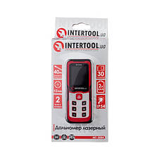 Далекомір лазерний 60м, кольоровий дисплей INTERTOOL МТ-3086, фото 3
