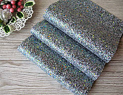 Екошкіра (шкіра) світна — хамелеон 19 на 30 см. - 30 грн