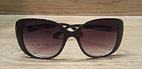 Женские классические очки Polar линзы фиолетовая дымка черная оправа