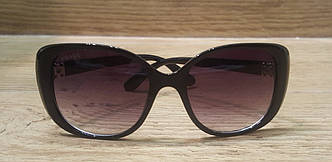 Жіночі класичні окуляри Polar лінзи фіолетовий серпанок чорна оправа
