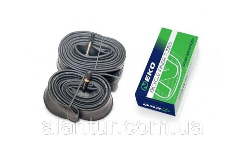 Велосипедна камера Neko 28" (1,75-1,95), авто клапан Schrader, надійна для подорожей, фото 1