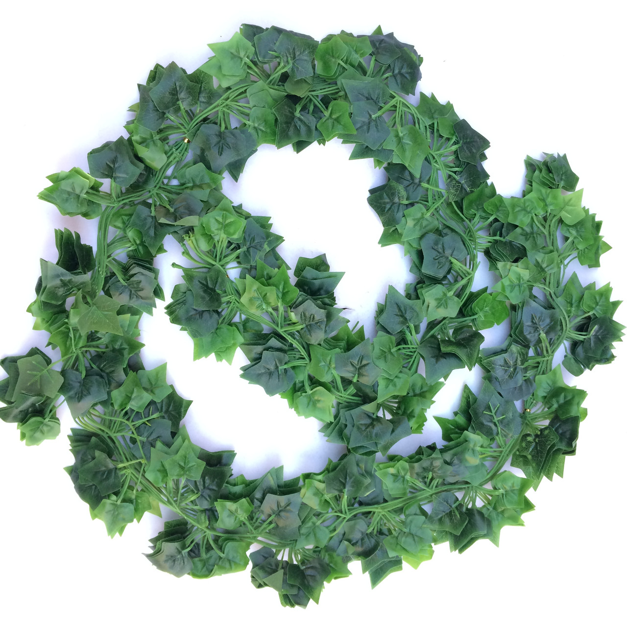 Штучна ліана зелен плющ латекс 2 метра 12 шт/уп, фото 1